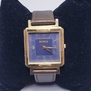 BENRUS Vintage Men's Square Wrist watch